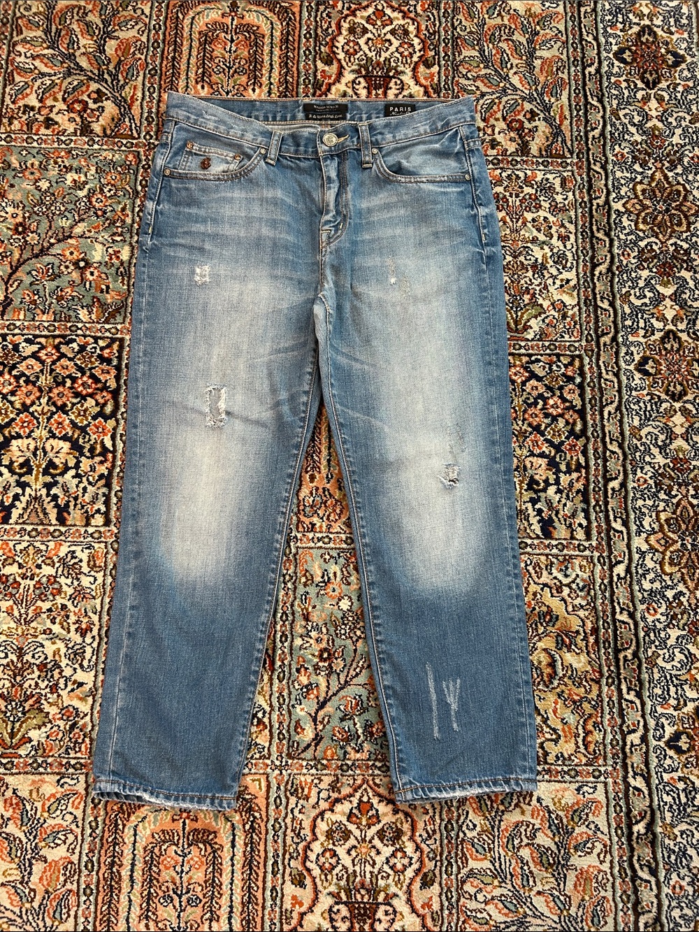 Maison Scotch Paris Distressed Straight Leg Jeans - Rare & Iconic Denim 28/32